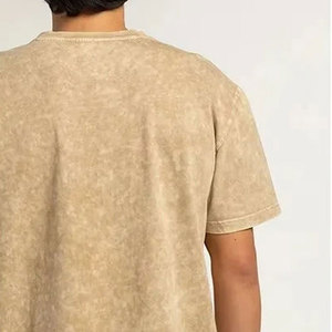 Camiseta Clásica de Alta Calidad con Lavado Ácido para Hombre, Diseño Inspirado en Lavado, Tacto Suave, Esencial para la Moda Casual de Verano - Product Image 6