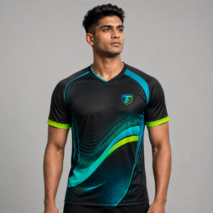 Ensemble de maillot de volley-ball rouge personnalisé, maillot sans manches à col en V avec short, uniforme en polyester respirant pour adultes - Product Image 1