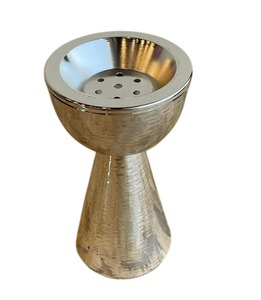 Custom Stainless Steel Incense Resin <b>Warmer</b> Removable Perforated <b>Plate</b> Fragrance Stand Bronze Finish Tealight Censer Aromatic - Product Image 6