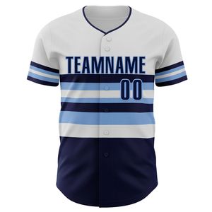 Camiseta de Béisbol Personalizada Unisex de Manga Corta con Botones al Frente, Diseño a Rayas, Impresión por Transferencia de Calor, Poliéster Transpirable para Verano - Product Image 3
