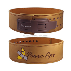 <b>Weight</b> Lifting Belt for Gym <b>Training</b> Natural Rubber & PVC Waterproof Windproof Unisex Custom Logo and Color by BURAQ MMA SPORTS - Product Image 1