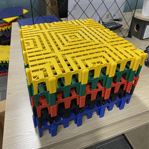 Car Wash Workshop Modular Non-slip PP Floor <b>Mat</b> 4cm Self-draining Floor Tiles - Product Image 4