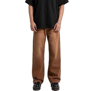 กางเกงยีนส์ทรงตรงแบบสแต็ค ขายตรงจากโรงงานปี 2026 ผู้ผลิตกางเกงยีนส์เดนิมแบบกำหนดเองจากปากีสถาน คุณภาพดี กางเกงยีนส์ผู้ชายสีพื้น ระบายอากาศได้ดี สำหรับฤดูใบไม้ผลิ - Product Image 5