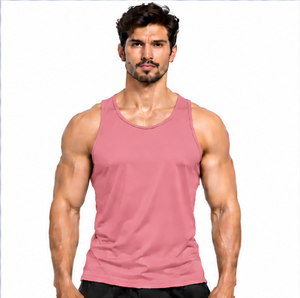 <b>Mens</b> Plus Size Tank Top Breathable Summer Sleeveless <b>Vest</b> Comfortable Cotton Bamboo Fiber Fitness <b>Gym</b> Sportswear Custom Logo - Product Image 6