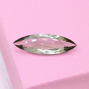 Vente en gros de pierres précieuses naturelles en améthyste verte facettée de forme marquise, taille personnalisée, bijoux fins, Memoria Jewels - Product Image 5