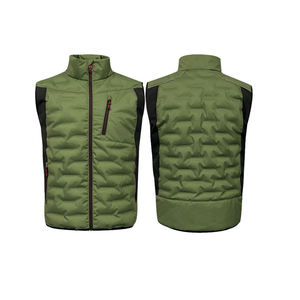 Chaleco Deportivo sin Mangas con Logotipo Personalizado al por Mayor, Diseño Moderno, Material de Invierno, Chaleco Acolchado de Media Manga - Product Image 1