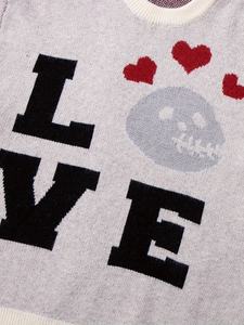 Pull en tricot décontracté à col rond avec motif jacquard personnalisé, 100% coton, pull en tricot ample pour homme - Product Image 3