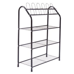 Elegant Iron Shoe <b>Rack</b> Storage Organizer For Home Entryway Stylish Shoe Display And Storage Furniture - Product Image 2