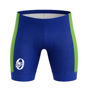 Pantalones Cortos de Ciclismo Azul Verde para Hombre, Pantalones Cortos Acolchados para Montar en Bicicleta, Ropa de Ciclismo de Longitud Corta, Ropa Deportiva para Entrenamiento al Aire Libre - Product Image 1