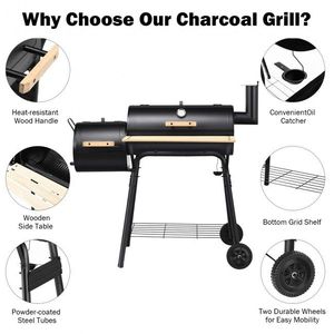 Outdoor Patio <b>BBQ</b> Grill Barbecue Pit Cooker for Outdoor <b>BBQ</b> & Cooking - Product Image 6