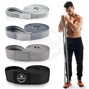 Meilleures ventes : Ensemble de bandes de résistance longues en tissu personnalisées pour les fessiers, fabriquées au Pakistan - Product Image 4