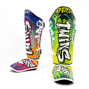 Nuevo Diseño, Sublimación, Impresión en Cuero, Protectores de Espinilleras para Boxeo, Muay Thai, Kickboxing, Entrenamiento Profesional, MMA - Product Image 2