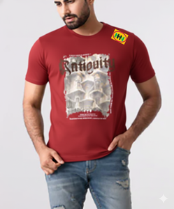 Camiseta de Algodón de Alta Calidad Personalizada para Hombre, Color Sólido, Peso Pesado, Talla Grande, Camiseta Estampada de Hip-hop de Buena Calidad - Product Image 3
