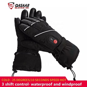 Outdoor Ski Touchscreen Electric-Heating Warmed Black USB-Charger Lithium-Battery Snowboarding Winter Sports Heated <b>Gloves</b> - Product Image 2