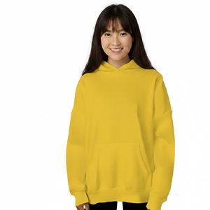 Sweat-shirts surdimensionnés pour femmes, impression de logo personnalisée, épaules tombantes, sweat-shirt en molleton 100% coton, OEM, toutes les couleurs disponibles - Product Image 3