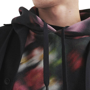 Sudadera con Capucha Estampada Floral Unisex, Corte Regular, Diseño de Bolsillo Tejido, Ropa Casual de Primavera, Sudaderas con Capucha para Hombre - Product Image 6