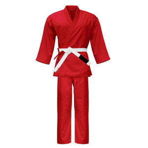 Uniforme de karaté noir pour adultes unisexe, 100% coton, vêtements d'entraînement durables, coupe régulière, ceinture blanche incluse - Product Image 4