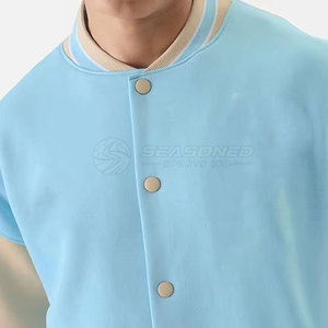 Meilleur prix de gros, veste Letterman en toile 100% coton de haute qualité, écologique et respirante, nouvelle arrivée 2026, soldes d'hiver - Product Image 4