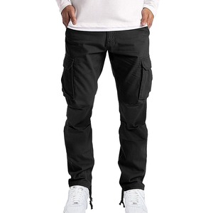 Custom Jogger Cargo Pants Travel Outdoor Utility <b>Trousers</b> Multi Pocket Cotton Embroidery Private Label OEM ODM Wholesale - Product Image 2