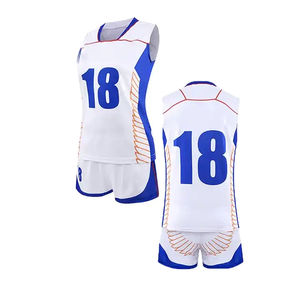 Maillot de volley-ball personnalisé imprimé par transfert thermique, respirant, anti-humidité, 100% polyester, fabriqué au Pakistan, design OEM - Product Image 6