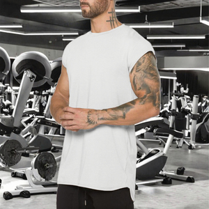 Camisetas de Verano para Hombre, de Poliéster/Algodón, Ecológicas, de Secado Rápido, Transpirables, para Gimnasio, Ajustadas, Casuales, sin Mangas, Diseño Colorido - Product Image 4