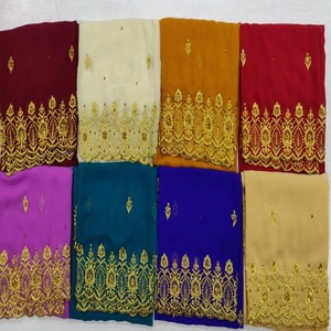 Tenue de luxe, dernière collection, magnifique Garbasaar somalien avec broderies et pierres, tissu en chiffon pour occasions spéciales. - Product Image 1