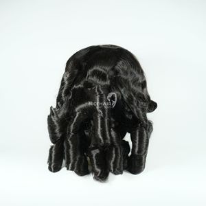 2024 NiceHairVietNam Naturel Droit Complet pour Perruque 100% Ese Remy/Vierge Cheveux Humains 13*4 Transparent Dentelle Machine Double - Product Image 2