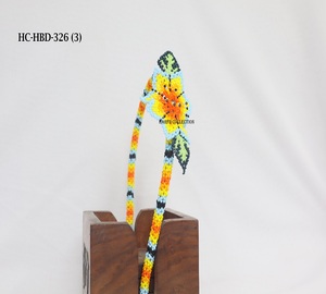 ที่คาดผมประดับดอกไม้ลูกปัดสไตล์งานฝีมือ สำหรับผู้หญิง ดีไซน์ทันสมัย หลากสีสัน คอลเลคชั่นงานเทศกาล - Product Image 3