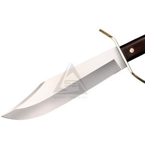 Fabrication en usine de couteaux Bowie en acier inoxydable avec manche en bois, de haute qualité, DIY, OEM, durables et personnalisables - Product Image 6