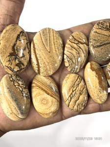 Cabujón de Jaspe Natural con Diseño de Imagen, Gema Suelta de Formas Mixtas 20-30mm, Venta al por Mayor RTS, Entrega Rápida - Product Image 3