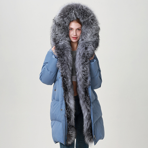 Chaqueta Bomber Acolchada de Invierno para Hombre, Larga, Brillante, Teñida, Impermeable, Resistente al Viento, Ecológica, 100% Algodón con Bordado - Product Image 4