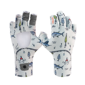Gants de pêche professionnels pour la pêche au bar, à la truite, à la pêche en kayak avec service de logo personnalisé - Product Image 3