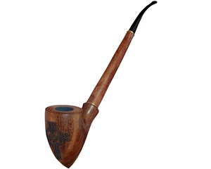 Pipa de Fumar de Madera de Lujo, Pipa de Tabaco Artesanal Hecha a Mano, Artículo Decorativo Rústico Vintage de AALIYAN IMPEX - Product Image 1