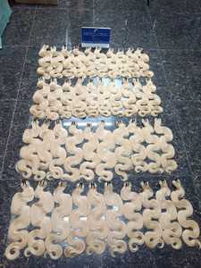 Paquetes de ondas de cuerpo rubio de pelo vietnamita crudo de alta calidad textura de onda profunda suelta Super doble dibujado envío rápido - Product Image 5