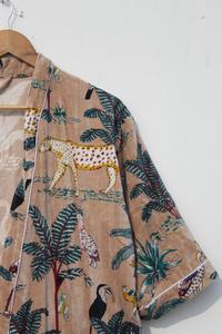 Recién llegado, chaqueta de terciopelo Reversible, Chaqueta larga de invierno, bata de novia, bata de terciopelo, bata de casa para mujer - Product Image 2