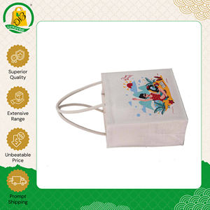 Sac fourre-tout personnalisé écologique |   Sacs en toile de jute avec impression d'image de paysage et poignée tressée, provenant d'un fournisseur indien - Product Image 3