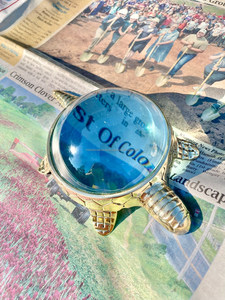 Turtle Gold Plated Silver Plated Lupa Diseñador Lupa barata Lupa a precio de mayorista - Product Image 3