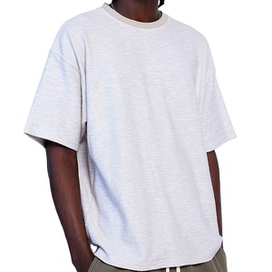 Buy High Quality Cotton T-Shirt for Men <b>Blank</b> Heavy <b>Weight</b> Oversized T shirt Printing Men's with Custom logo 2026 - Product Image 6