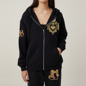 Ensemble de survêtement en velours imprimé 2 en 1 pour femmes grandes tailles, pantalon long à capuche, poches latérales, couleur unie, vêtements décontractés d'automne - Product Image 4