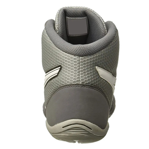 Zapatos de Boxeo de Malla con Cordones, Transpirables, Grises, de Caña Alta, Zapatos de Entrenamiento Profesionales con Suela Antideslizante y Transpirable - Product Image 6