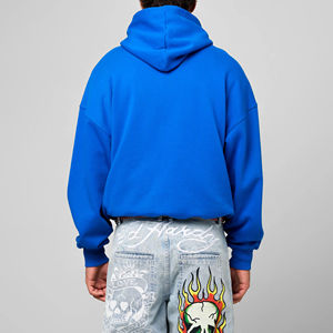 Sweat à capuche en coton 100% avec strass, haute qualité, faible MOQ, style streetwear, respirant, prix de gros personnalisé, prix abordable - Product Image 3