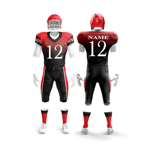 Uniforme de football américain sur mesure de qualité supérieure, design personnalisé, sublimation, meilleur tissu, vente en gros d'uniformes de football américain - Product Image 1