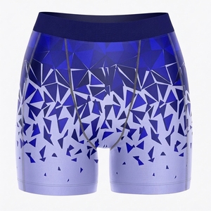 High Quality Elastic Waist Solid Casual <b>Men's</b> <b>Compression</b> <b>Shorts</b> Breathable Quick Dry Spandex/Polyester - Product Image 1