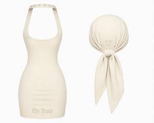 Body ajustado sin mangas con cuello halter para mujer, elástico, transpirable, sexy, con estampado, pañuelo para la cabeza y decoración de remaches, ideal para primavera y verano. - Product Image 6