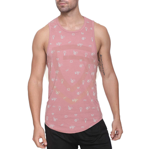 Camisetas sin mangas personalizadas OEM de verano, camisetas sin mangas sólidas para hombre con logotipo personalizado de primera calidad - Product Image 1