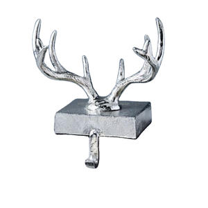 ซื้อผู้ถือถุงน่องกวางเรนเดียร์ออนไลน์ที่ได้รับความนิยมมากที่สุดส่วนบุคคลบันไดตะขอเดี่ยวหรือผู้ถือถุงน่องคริสต์มาสที่หรูหราบนโต๊ะ - Product Image 1