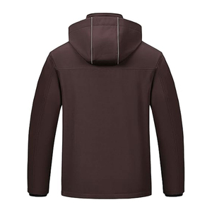Veste Softshell Homme Design Unique 2026 avec Fermeture Éclair, Face Enduite, Service OEM Personnalisable, Tissu Polyester Haute Qualité - Product Image 2