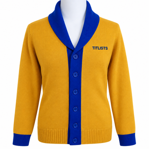 Hot Selling High-quality V-neck Sweaters for Sorority Fraternity Schools Colleges Universities Logos Knitted <b>Cardigans</b> - Product Image 1