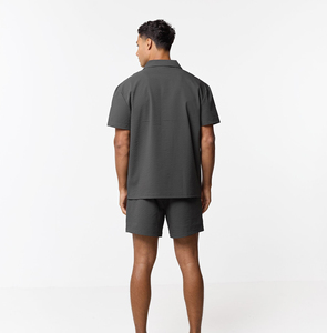 Conjunto de Verano para Hombre, Camiseta y Pantalones Cortos de Dos Piezas, Manga Corta, Ropa Masculina de Marca con Color, Talla y Logotipo Personalizables - Product Image 2
