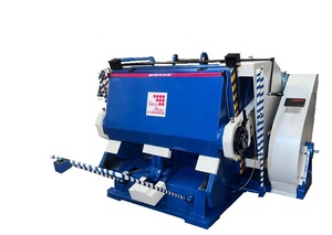 Máquina de troquelado, hendido y estampado Boxmac de alta resistencia con lubricación central por aceite, protector de seguridad y ajuste fino - Product Image 2